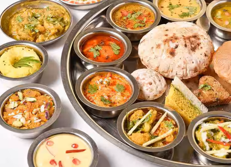 Maharaja unlimited thali at The Rasoi Veg Thali, Hubli